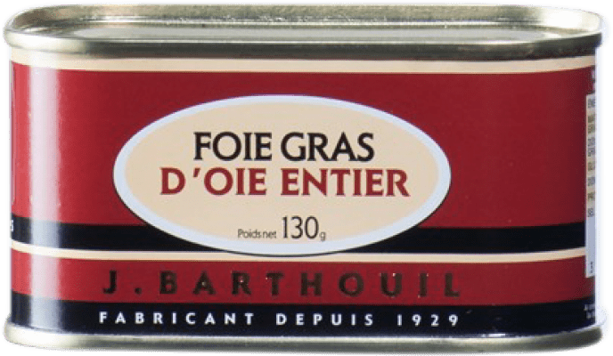 39,95 € Envio grátis | Foie y Patés J. Barthouil Bloc de Foie Oca França
