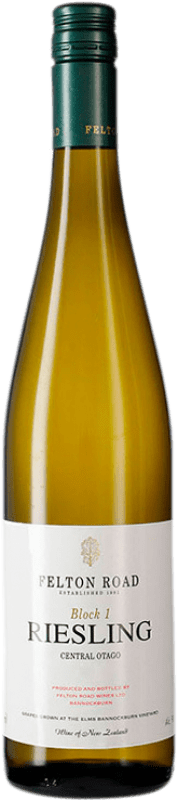 49,95 € Free Shipping | White wine Felton Road Block 1 I.G. Central Otago Central Otago New Zealand Riesling Bottle 75 cl