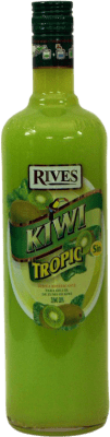 Liköre Rives Blue Tropic Kiwi 1 L Alkoholfrei