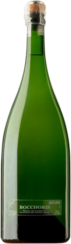 19,95 € 送料無料 | 白スパークリングワイン Tianna Negre Bocchoris de Sais ブルットの自然 D.O. Cava スペイン Macabeo, Xarel·lo, Parellada マグナムボトル 1,5 L