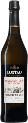 33,95 € 免费送货 | 强化酒 Lustau Manzanilla del Bocoy Single Cask D.O. Jerez-Xérès-Sherry 安达卢西亚 西班牙 Palomino Fino 瓶子 Medium 50 cl