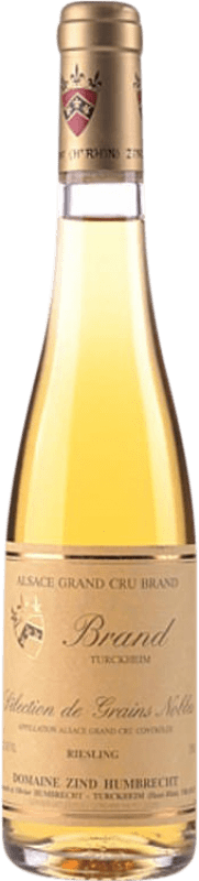 106,95 € Envio grátis | Vinho branco Zind Humbrecht Brand S.G.N. A.O.C. Alsace Alsácia França Riesling Meia Garrafa 37 cl