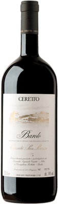 1 829,95 € Envio grátis | Vinho tinto Ceretto Bricco Rocche Cannubis D.O.C.G. Barolo Piemonte Itália Nebbiolo Garrafa Magnum 1,5 L