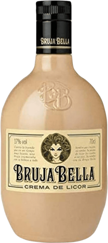 13,95 € Envío gratis | Crema de Licor Caballero Bruja Bella Galicia España Botella 70 cl