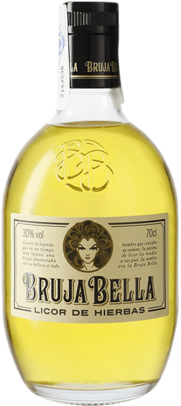 10,95 € Envio grátis | Licores Caballero Bruja Bella Hierbas Galiza Espanha Garrafa 70 cl