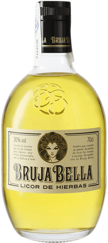 11,95 € Envío gratis | Licor de Hierbas Caballero Bruja Bella Galicia España 70 cl