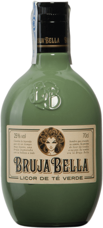 12,95 € Envio grátis | Licores Caballero Bruja Bella Té Verde Galiza Espanha Garrafa 70 cl