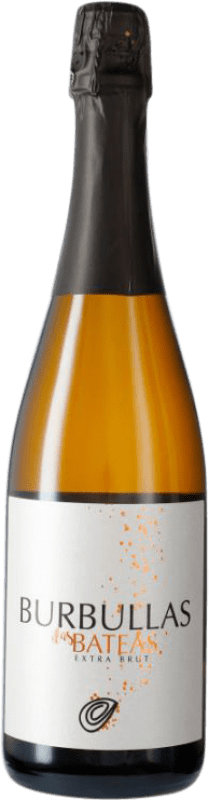 33,95 € Free Shipping | White sparkling Pombal Burbullas das Bateas Brut Nature Galicia Spain Albariño Bottle 75 cl