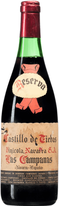 64,95 € Kostenloser Versand | Rotwein Vinícola Navarra Campanas Reserve — Gereift 1964 D.O. Navarra Navarra Spanien Tempranillo, Cabernet Sauvignon Flasche 75 cl