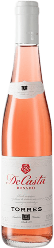 4,95 € Free Shipping | Rosé wine Torres Casta Rosat D.O. Penedès Catalonia Spain Grenache, Carignan Half Bottle 37 cl