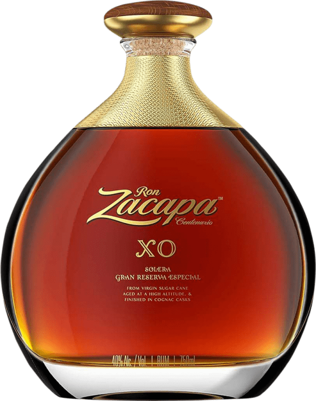 156,95 € Spedizione Gratuita | Rum Zacapa Centenario Solera X.O. Extra Old Especial Gran Riserva Guatemala 25 Anni Bottiglia 70 cl