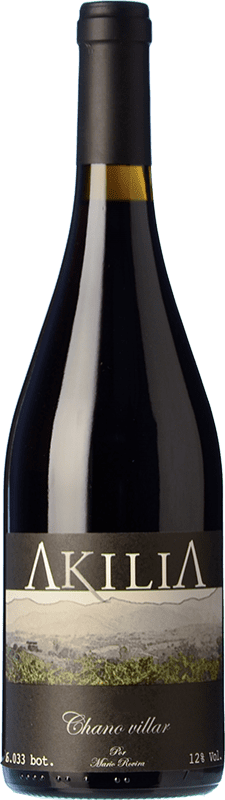 18,95 € Free Shipping | Red wine Akilia Chano Villar D.O. Bierzo Castilla y León Spain Mencía Bottle 75 cl