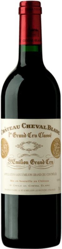 881,95 € Free Shipping | Red wine Château Cheval Blanc 2000 Bordeaux France Merlot, Cabernet Franc Bottle 75 cl