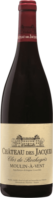 45,95 € Envio grátis | Vinho Tinto Louis Jadot Château des Jacques Clos Rochegrès A.O.C. Moulin à Vent Borgonha França Gamay 75 cl
