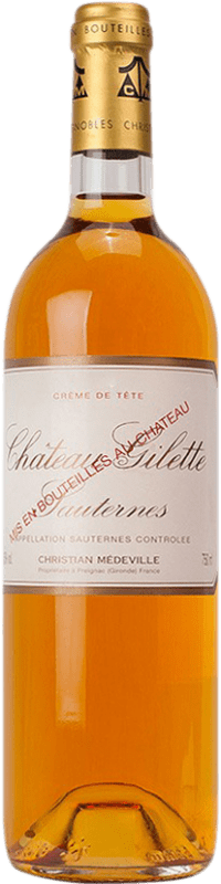 539,95 € Envío gratis | Vino blanco Gonet-Médeville Château Gilette Crême de Tête 1970 A.O.C. Sauternes Burdeos Francia Sauvignon Blanca, Sémillon Botella 75 cl