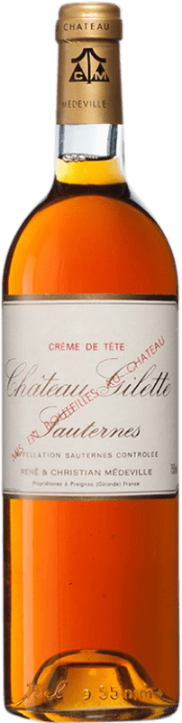 3 152,95 € Spedizione Gratuita | Vino bianco Gonet-Médeville Château Gilette Crême de Tête 1955 A.O.C. Sauternes bordò Francia Sauvignon Bianca, Sémillon Bottiglia 75 cl