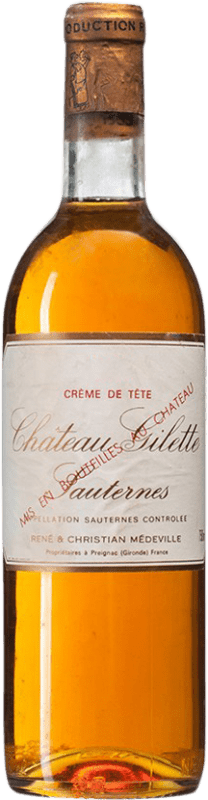 998,95 € Spedizione Gratuita | Vino bianco Gonet-Médeville Château Gilette Crême de Tête 1953 A.O.C. Sauternes bordò Francia Sauvignon Bianca, Sémillon Bottiglia 75 cl