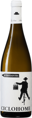 17,95 € Envio grátis | Vinho branco Auténticos Viñadores Ciclohome D.O. Ribeiro Galiza Espanha Treixadura Garrafa 75 cl