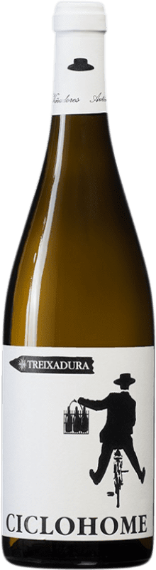 17,95 € Kostenloser Versand | Weißwein Auténticos Viñadores Ciclohome D.O. Ribeiro Galizien Spanien Treixadura Flasche 75 cl