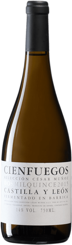 22,95 € Envio grátis | Vinho branco César Muñoz Cienfuegos I.G.P. Vino de la Tierra de Castilla y León Castela e Leão Espanha Godello, Verdejo, Albarín Garrafa 75 cl