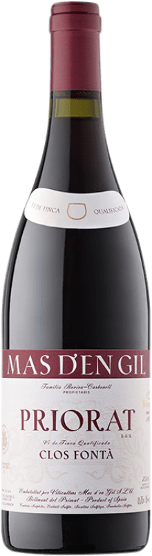 69,95 € Бесплатная доставка | Красное вино Mas d'en Gil Clos Fontà D.O.Ca. Priorat Каталония Испания Garnacha — Гренаш, Cabernet Sauvignon — Каберне Совиньон, Cariñena — Кариньян 75 cl