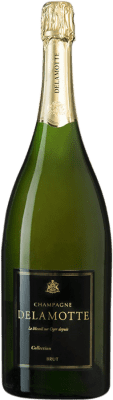 1 919,95 € 送料無料 | 白のスパークリングワイン Delamotte Brut — ブリュット Collection — コレクション A.O.C. Champagne シャンパン フランス Pinot Noir — ピノ・ノワール, Chardonnay — シャルドネ, Pinot Meunier — ピノ・ムニエ マグナムボトル 1,5 L