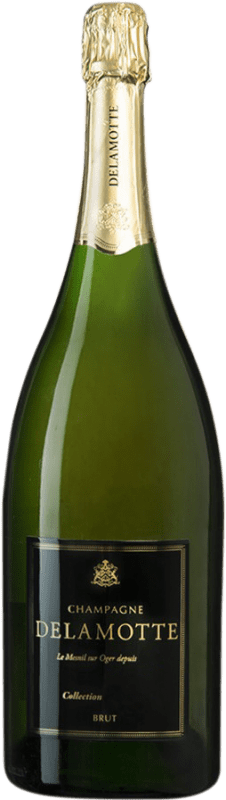 1 357,95 € 免费送货 | 白起泡酒 Delamotte Collection 香槟 A.O.C. Champagne 香槟酒 法国 Pinot Black, Chardonnay, Pinot Meunier 瓶子 Magnum 1,5 L