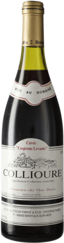 53,95 € Envoi gratuit | Vin rouge Mas Blanc Colliure Cosprons Levants 1993 A.O.C. Côtes du Roussillon Languedoc-Roussillon France Grenache Bouteille 75 cl