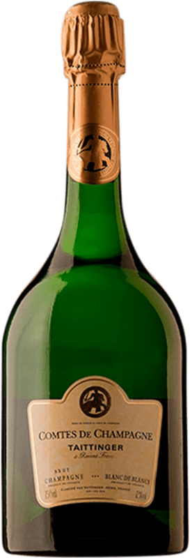 162,95 € Envio grátis | Espumante branco Taittinger Comtes A.O.C. Champagne Champagne França Chardonnay Garrafa 75 cl