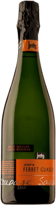 19,95 € Envío gratis | Espumoso Blanco Ferret Guasch Sara Brut Nature Coupage Gran Reserva D.O. Cava España Macabeo, Xarel·lo, Chardonnay, Parellada 75 cl