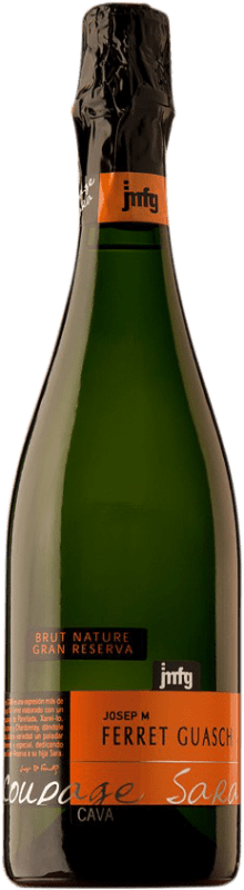 19,95 € Envio grátis | Espumante Branco Ferret Guasch Sara Brut Nature — Bruto Natural Coupage — Blend Grande Reserva D.O. Cava Espanha Macabeo, Xarel·lo, Chardonnay, Parellada 75 cl