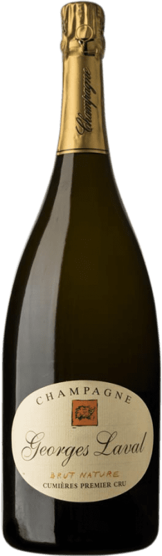249,95 € Бесплатная доставка | Белое игристое Georges Laval Cumières Premier Cru Природа Брута A.O.C. Champagne шампанское Франция Pinot Black, Chardonnay, Pinot Meunier бутылка Магнум 1,5 L