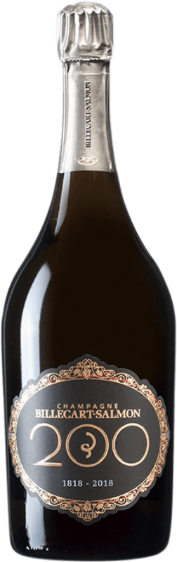1 324,95 € 免费送货 | 白起泡酒 Billecart-Salmon Cuvée 200 Edición Limitada A.O.C. Champagne 香槟酒 法国 Pinot Black, Chardonnay 瓶子 Magnum 1,5 L