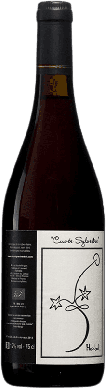 16,95 € Envío gratis | Vino tinto Herbel Cuvée Sylvestre Francia Cabernet Sauvignon, Cabernet Franc Botella 75 cl
