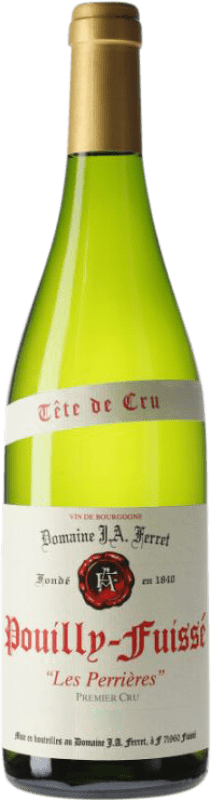 46,95 € Бесплатная доставка | Белое вино J.A. Ferret Les Perrières Tête de Cru Cuvée A.O.C. Pouilly-Fuissé Бургундия Франция Chardonnay — Шардоне Бутылка 75 cl