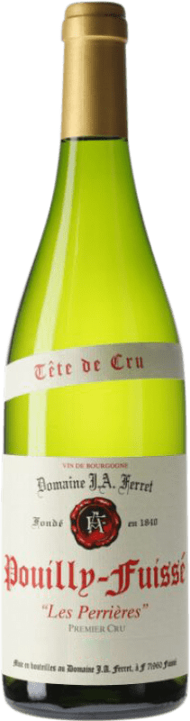 44,95 € Spedizione Gratuita | Vino bianco J.A. Ferret Cuvée Tête de Cru Les Perrières A.O.C. Pouilly-Fuissé Borgogna Francia Chardonnay Bottiglia 75 cl