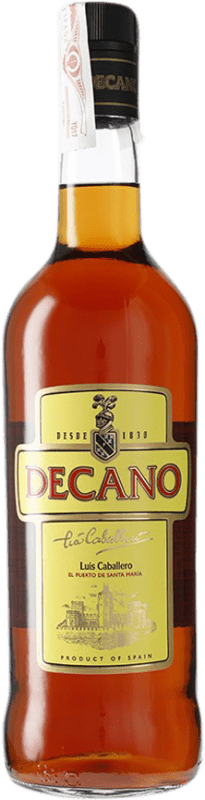 14,95 € Spedizione Gratuita | Brandy Caballero Decano D.O. Jerez-Xérès-Sherry Spagna Bottiglia 1 L