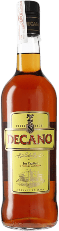 15,95 € Envio grátis | Brandy Conhaque Caballero Decano D.O. Jerez-Xérès-Sherry Espanha 1 L