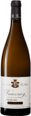 36,95 € 免费送货 | 白葡萄酒 Clos Naudin Semiseco — 半干型 A.O.C. Vouvray 卢瓦尔河 法国 Chenin — 白诗南 75 cl
