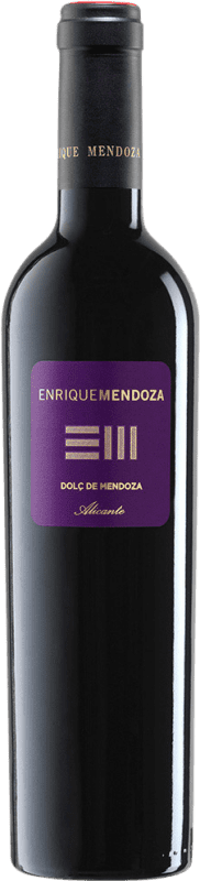 28,95 € 送料無料 | 甘口ワイン Enrique Mendoza Dolç de Mendoza D.O. Alicante スペイン Merlot — メルロー, Syrah — シラー, Cabernet Sauvignon — カベルネ・ソーヴィニヨン, Pinot Noir — ピノ・ノワール ミディアムボトル 50 cl