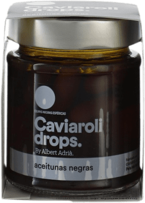 12,95 € Envío gratis | Conservas Vegetales Caviaroli Drops Oliva Esférica Negra by Albert Adrià Cataluña España 12 Piezas