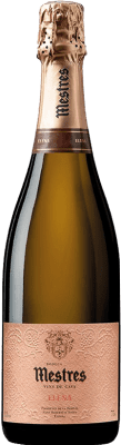 26,95 € 送料無料 | ロゼスパークリングワイン Mestres Elena Rosat ブルットの自然 D.O. Cava スペイン Monastrell, Trepat ボトル 75 cl