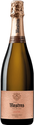 34,95 € Envio grátis | Espumante Rosé Mestres Elena Brut Nature — Bruto Natural D.O. Cava Espanha Monastrell, Trepat Garrafa 75 cl