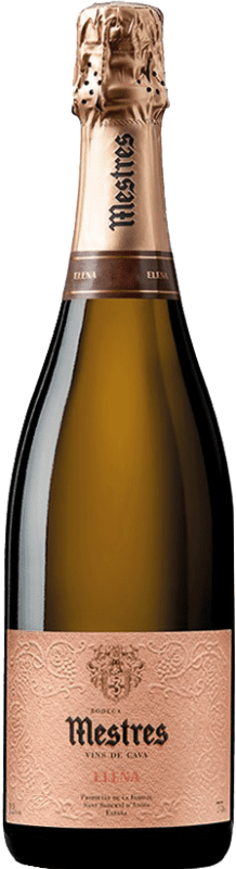 34,95 € Free Shipping | Rosé sparkling Mestres Elena Rosat Brut Nature D.O. Cava Spain Monastrell, Trepat Bottle 75 cl