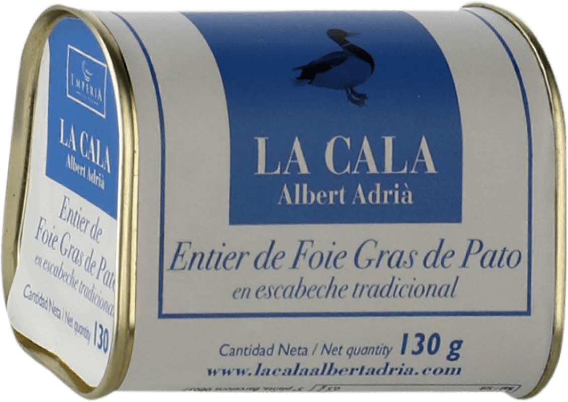 21,95 € Envio grátis | Foie y Patés La Cala Entier de Foie Gras en Escabeche Espanha