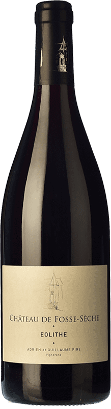 37,95 € 免费送货 | 红酒 Château de Fosse-Sèche Eolithe Saumur Rouge 卢瓦尔河 法国 瓶子 75 cl