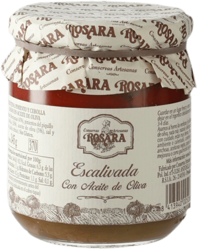 6,95 € Envio grátis | Conservas Vegetales Rosara Escalivada Espanha