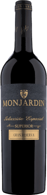 41,95 € Бесплатная доставка | Красное вино Castillo de Monjardín Особый, Высший Гран Резерва D.O. Navarra Наварра Испания Tempranillo — Темпранильо, Cabernet Sauvignon — Каберне Совиньон 75 cl
