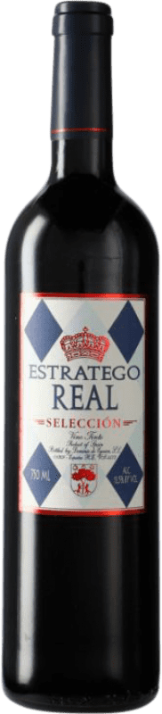 6,95 € Spedizione Gratuita | Vino rosso Dominio de Eguren Estratego Real Negre Spagna Tempranillo Bottiglia 75 cl