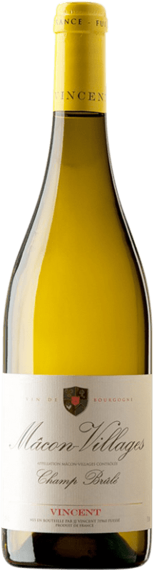 12,95 € Бесплатная доставка | Белое вино Château Fuissé Famille Vincent Champ Brûle A.O.C. Mâcon-Villages Бургундия Франция Chardonnay бутылка 75 cl